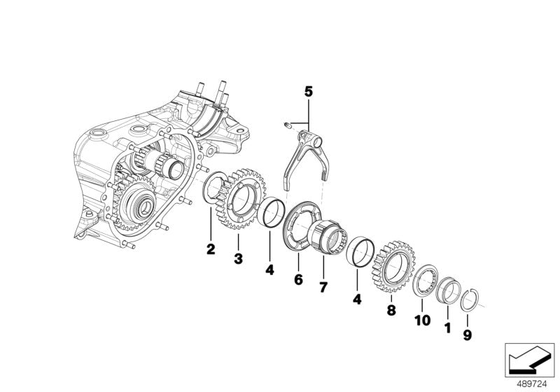 Genuine BMW 23008419502 Gear Set OUTPUT 21/24 (Inc. M6 GT3) | ML Performance EU EU Car Parts