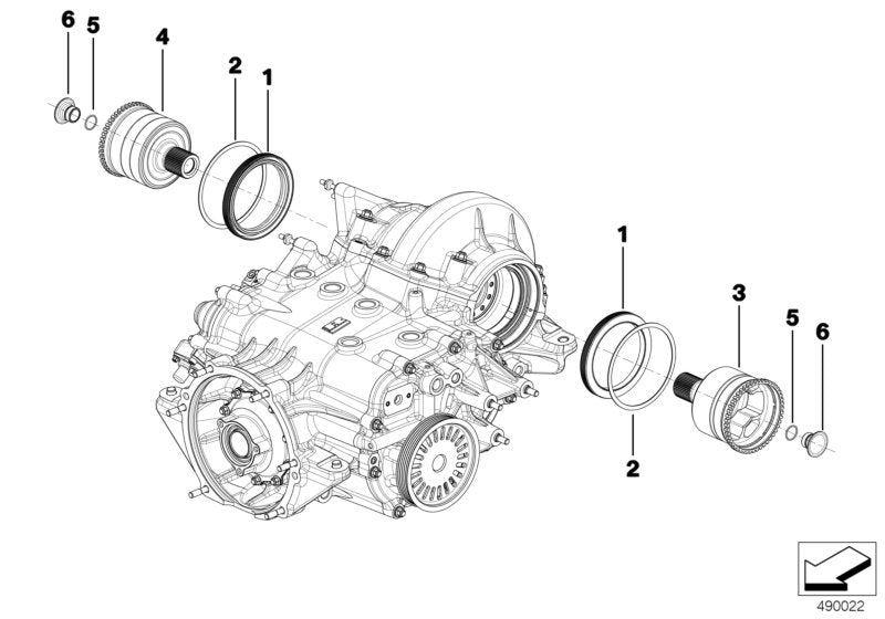Genuine BMW 23008423719 Output Flange RECHTS/RH (Inc. M6 GT3) | ML Performance EU EU Car Parts