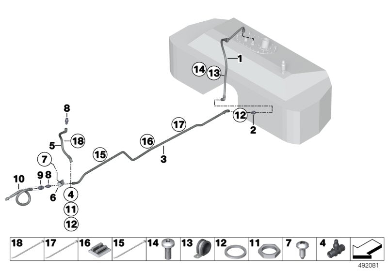 Genuine BMW 16128431388 Quick-Release Coupling FUEL CUT OFF (Inc. M4 GT4) | ML Performance EU EU Car Parts