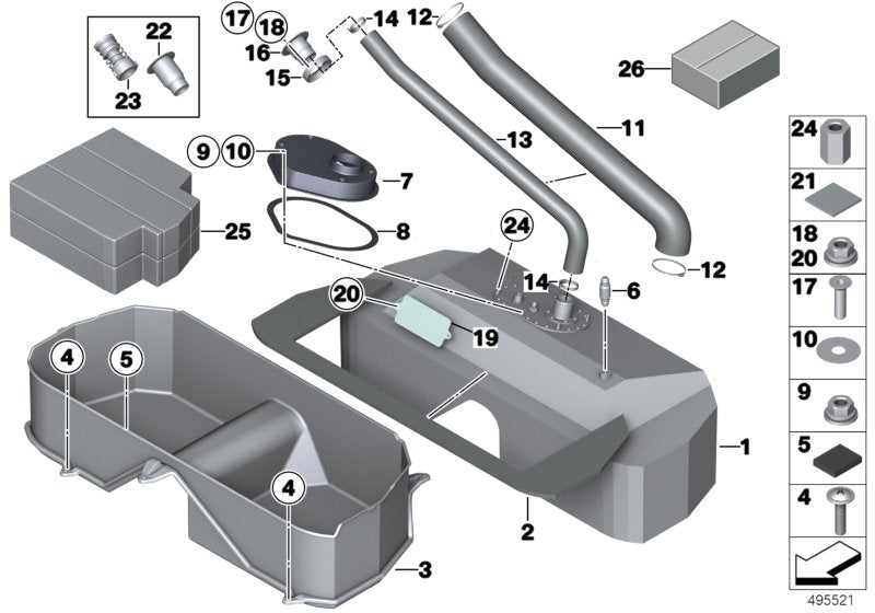 Genuine BMW 16008431144 Cover FIA WINDOW FUEL (Inc. M4 GT4) | ML Performance EU EU Car Parts