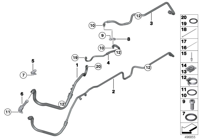 Genuine BMW 64008424510 Union COMPRESSOR D08 (Inc. M6 GT3) | ML Performance EU EU Car Parts