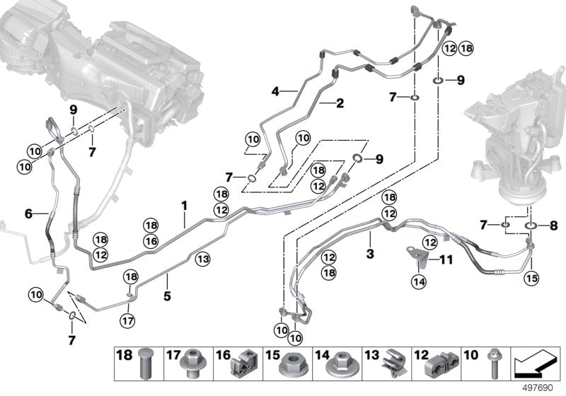 Genuine BMW 64536836524 G07 Suction Pipe (Inc. X7) | ML Performance EU EU Car Parts