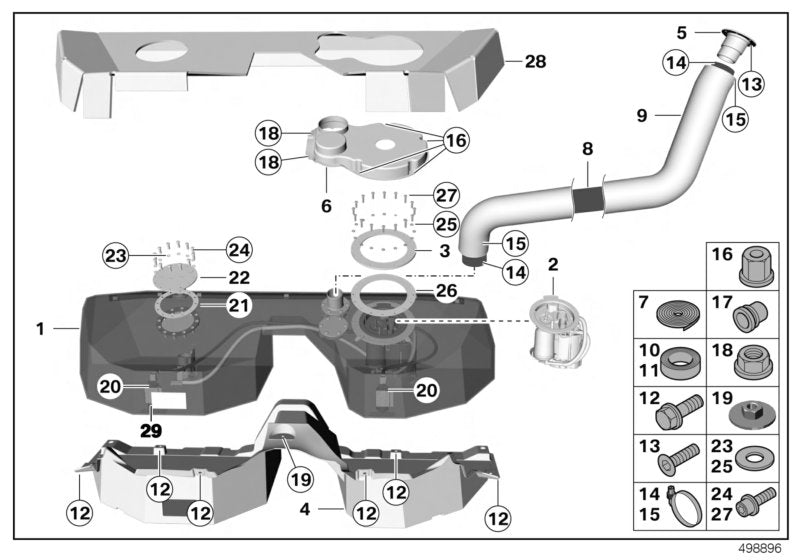 Genuine BMW 16008416942 Screw M5X25 (Inc. M235i Racing) | ML Performance EU EU Car Parts