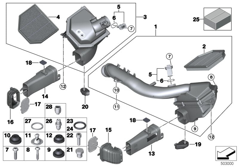 Genuine BMW 51748424997 O-Ring 5X1,0 NBR-70 (Inc. M4 GT4 & M6 GT3) | ML Performance EU EU Car Parts