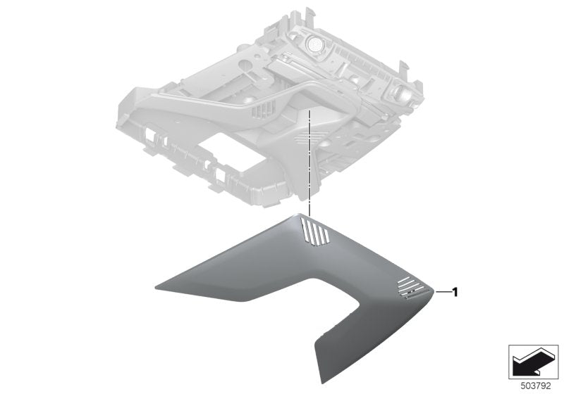 Genuine BMW 61319433362 F40 F44 TriCover For Roof Function Center (Inc. 118i, 220d & 218i) | ML Performance EU EU Car Parts