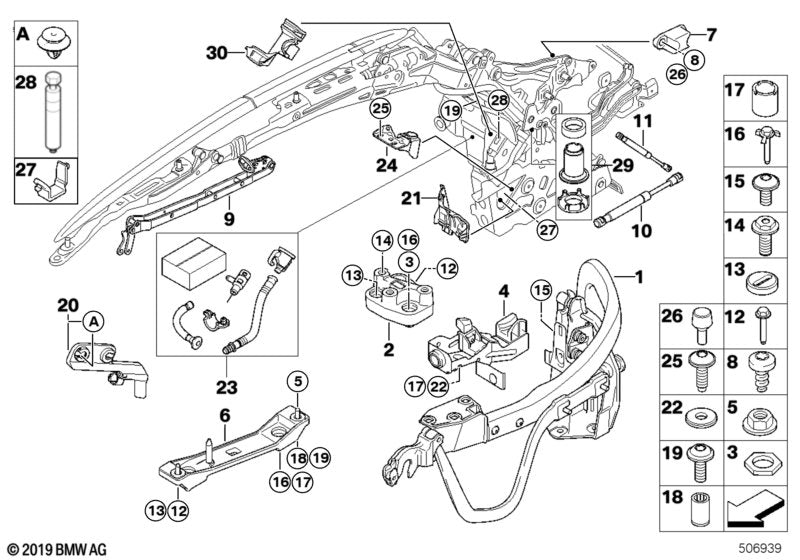 Genuine BMW 54377295032 E93 Threaded Sleeve (Inc. 335i, 328i & 430d) | ML Performance EU EU Car Parts