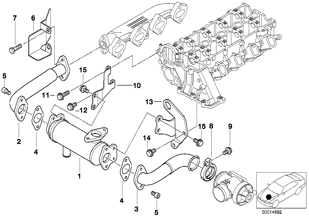 Genuine BMW 11712247881 E46 E39 Pipe (Inc. 320d & 520d) | ML Performance EU EU Car Parts