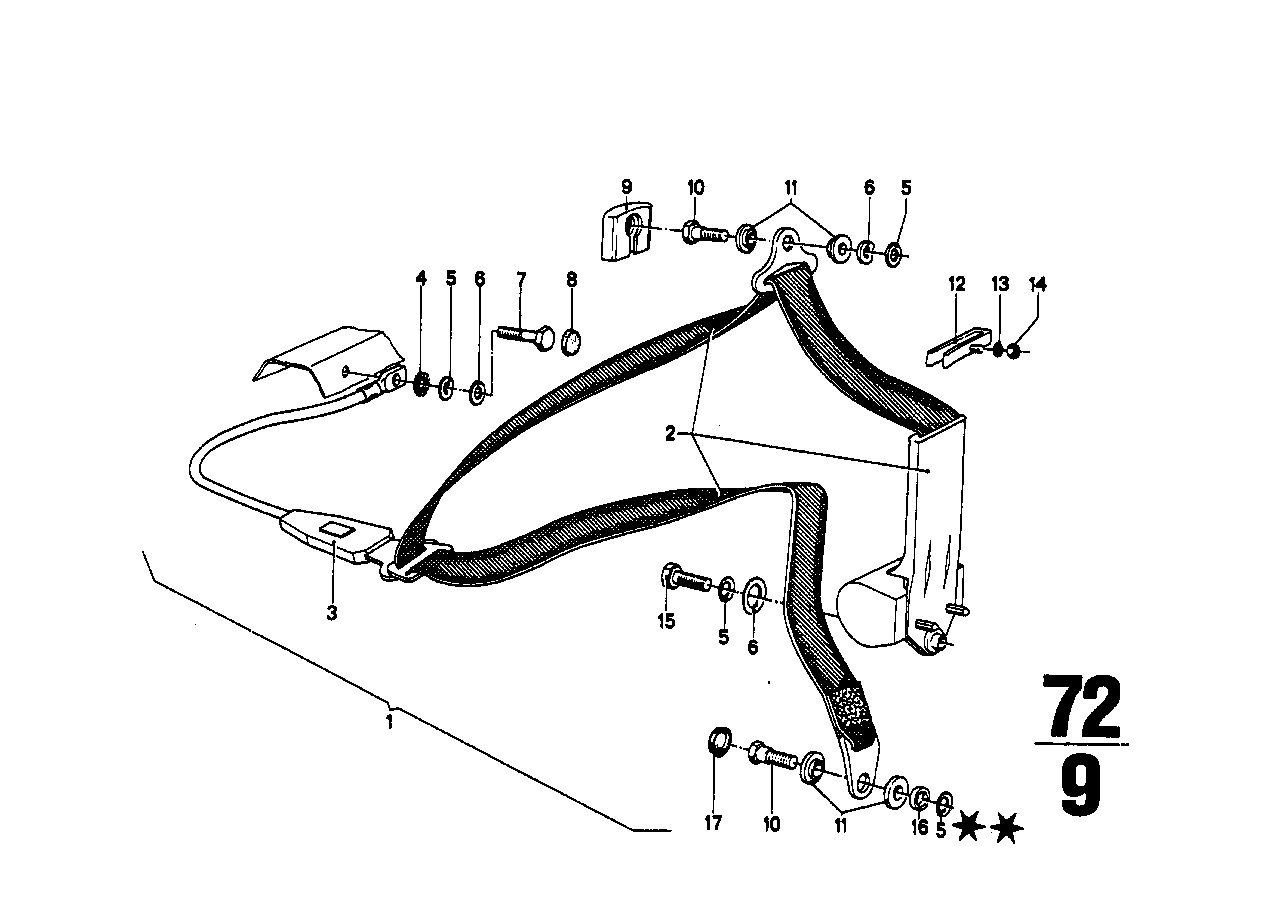 Genuine BMW 72111813919 E23 E26 E12 Stop Disk (Inc. 318i, 3.0CSL & 2800) | ML Performance EU Car Parts