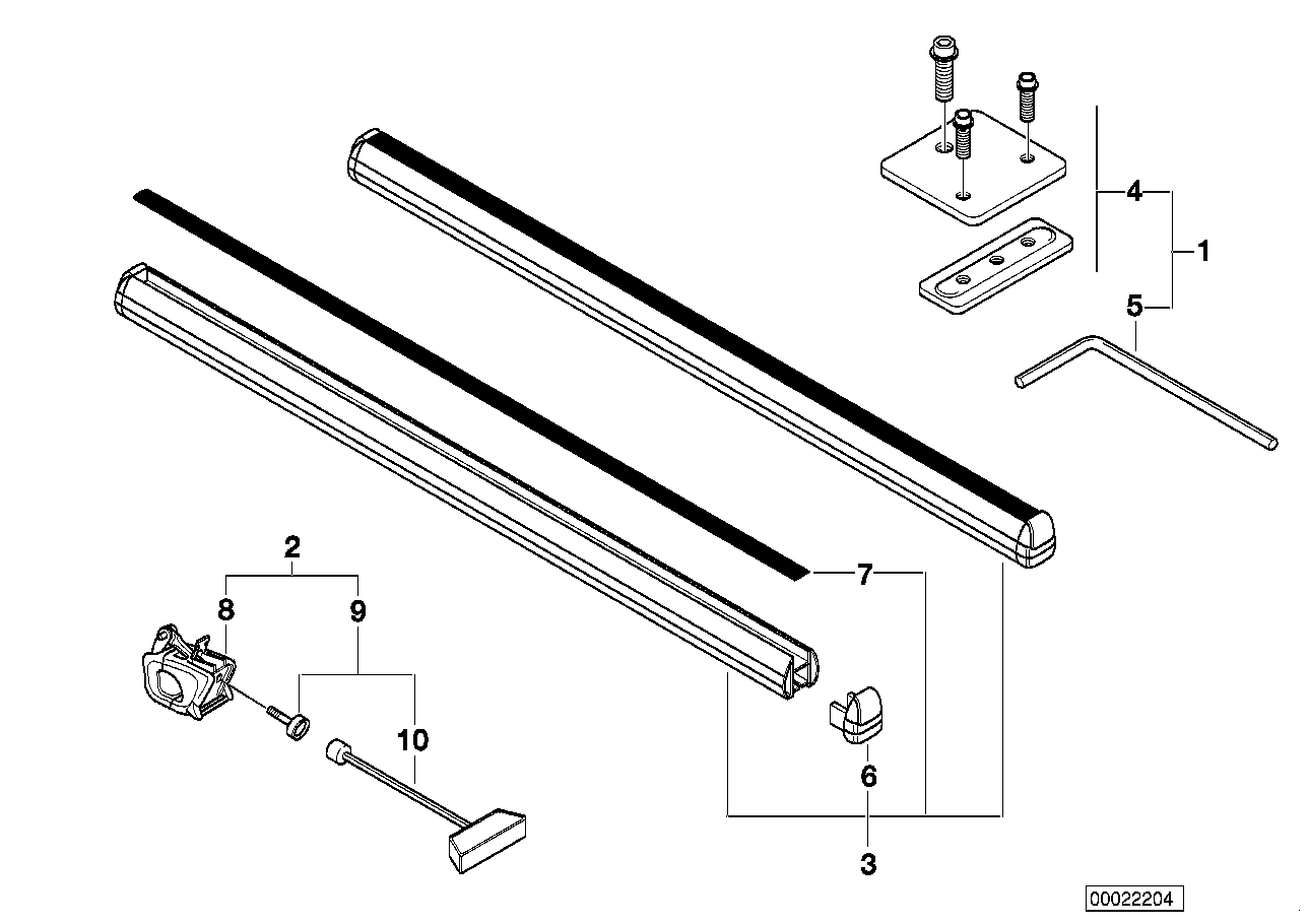 Genuine BMW 71111237849 E39 E46 60 Inner Hex Spanner SW8 (Inc. 316Ci, 523i & 323i) | ML Performance EU Car Parts