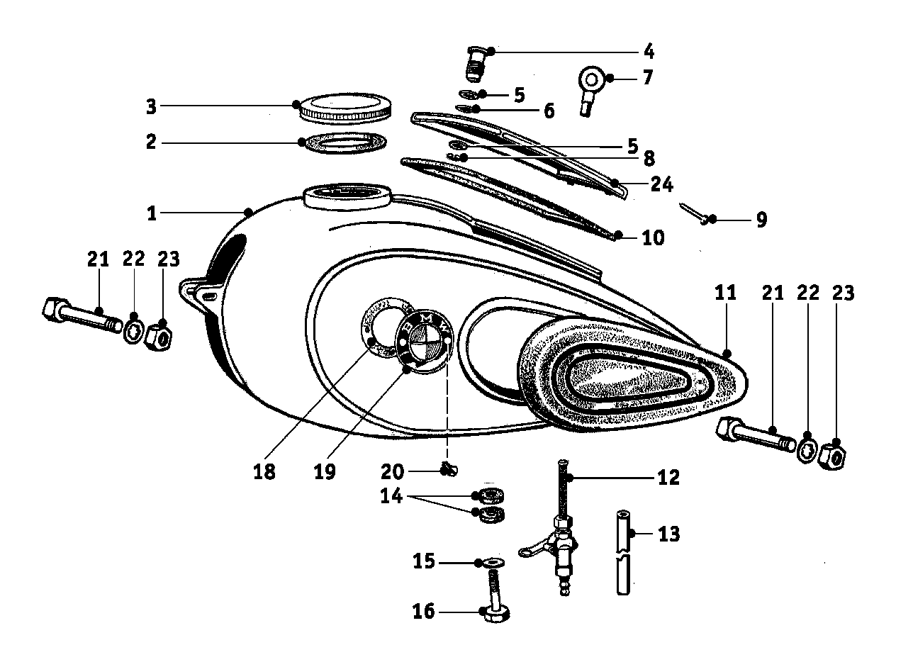 Genuine BMW 16114080176 Pin (Inc. R69, R60/2 & R68) | ML Performance EU EU Car Parts