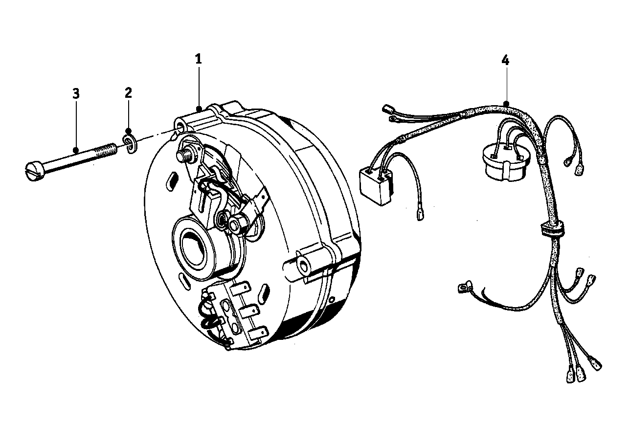 Genuine BMW 12311357497 Alternator 14V20A (Inc. R75/5, R90/6 & R60/2) | ML Performance EU EU Car Parts