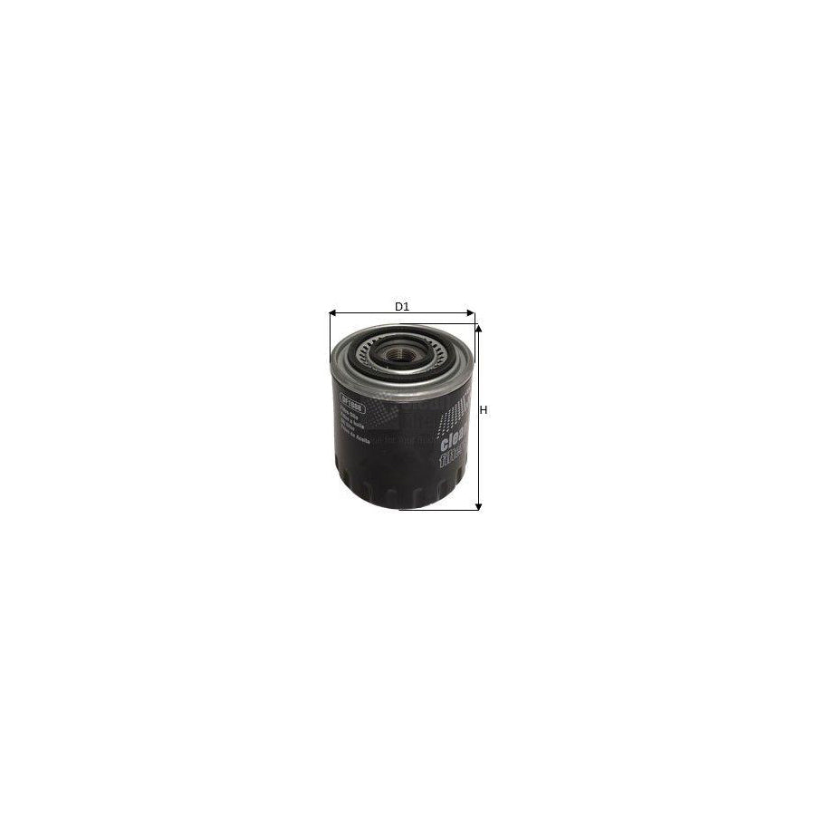 Clean Filter DF1888 Oil Filter