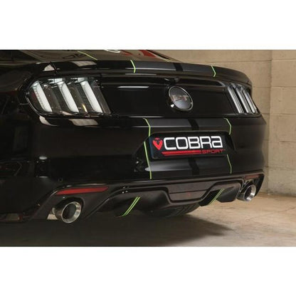 Cobra Exhaust Ford Mustang 5.0 V8 GT Convertible (2015-18) 2.5" Venom Box Delete Axle Back Performance Exhaust