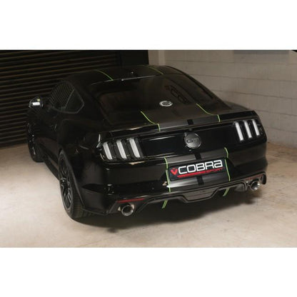 Cobra Exhaust Ford Mustang 5.0 V8 GT Fastback (2015-18) 2.5" Venom Box Delete Race Cat Back Performance Exhaust