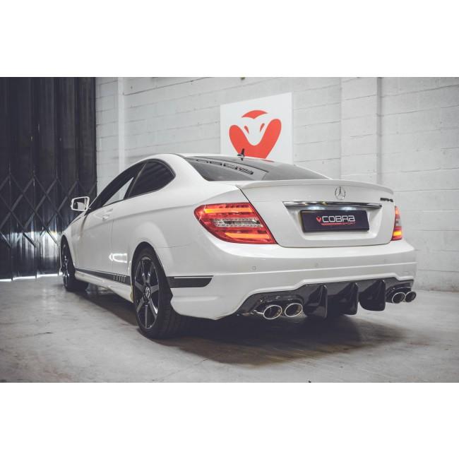 Cobra Exhaust Mercedes W204 C180 (1.6 Litre Turbo Petrol) AMG Quad Performance Exhaust