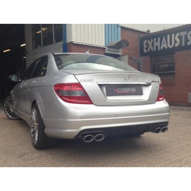 Cobra Exhaust Mercedes W204 C200/C220/C250 (Diesel) AMG Quad Performance Exhaust